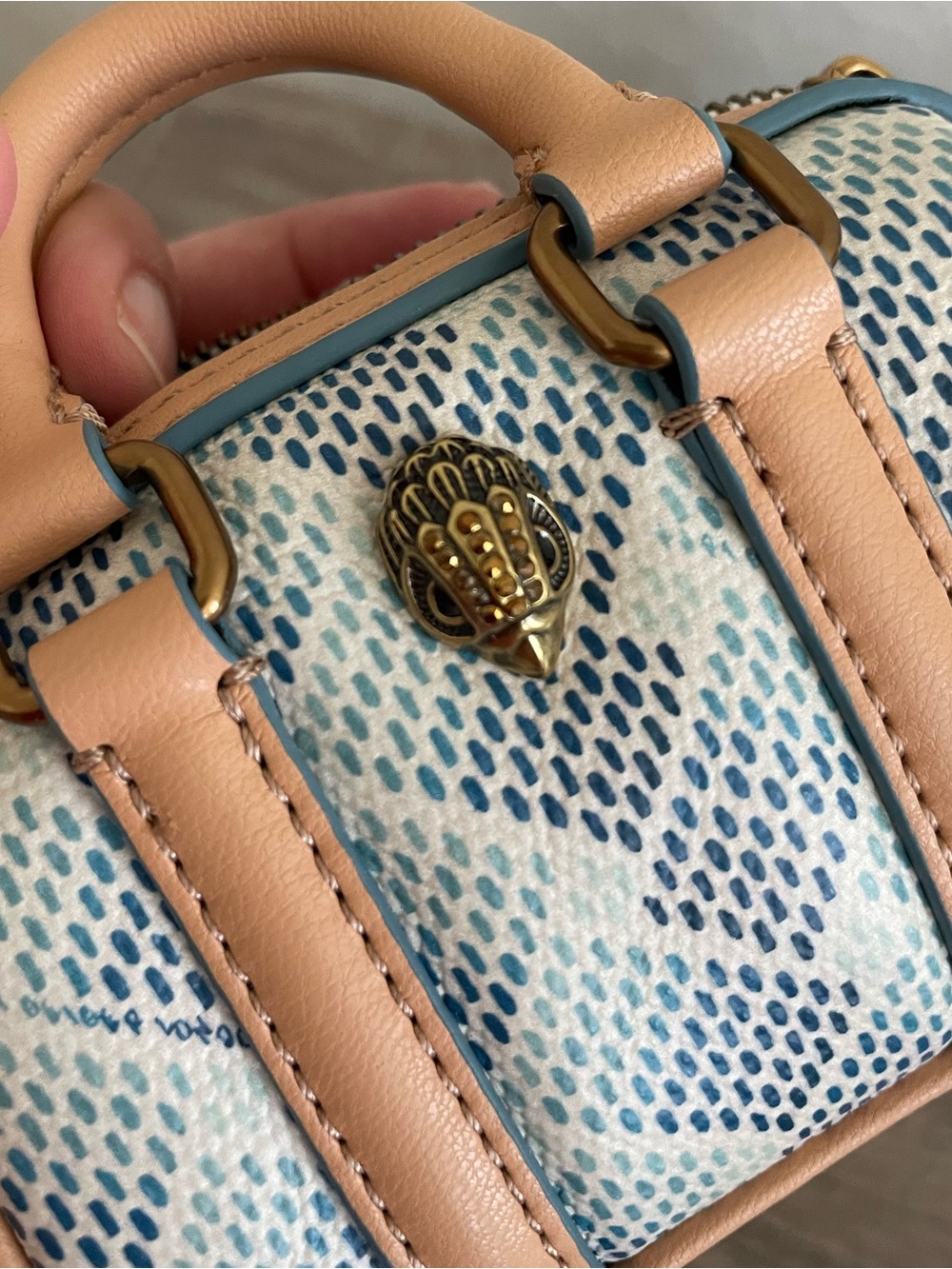 Kurt Geiger London Mini Boston Bag Charm | Micro Purse